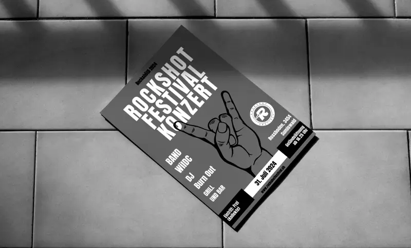 Rockshot Festival, Printdesign